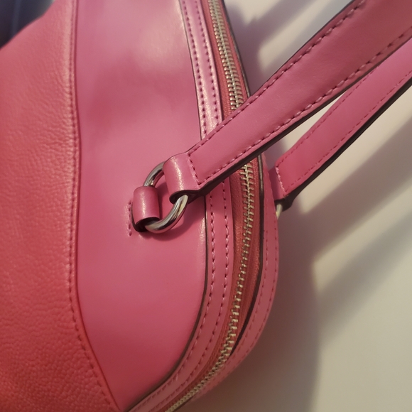 Lauren Ralph Lauren Pink Pebbled Leather Satchel – Chic Giftable Tote - Picture 10 of 10